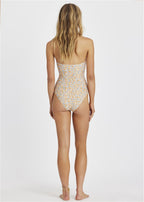 Sisstr Wave Garden Strapless One Piece Cheeky
