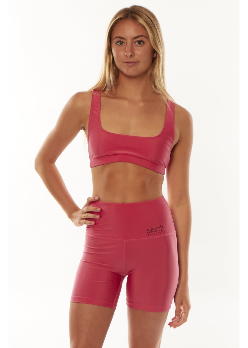 Sisstrevolution Solid Leda Bralette Top Lychee