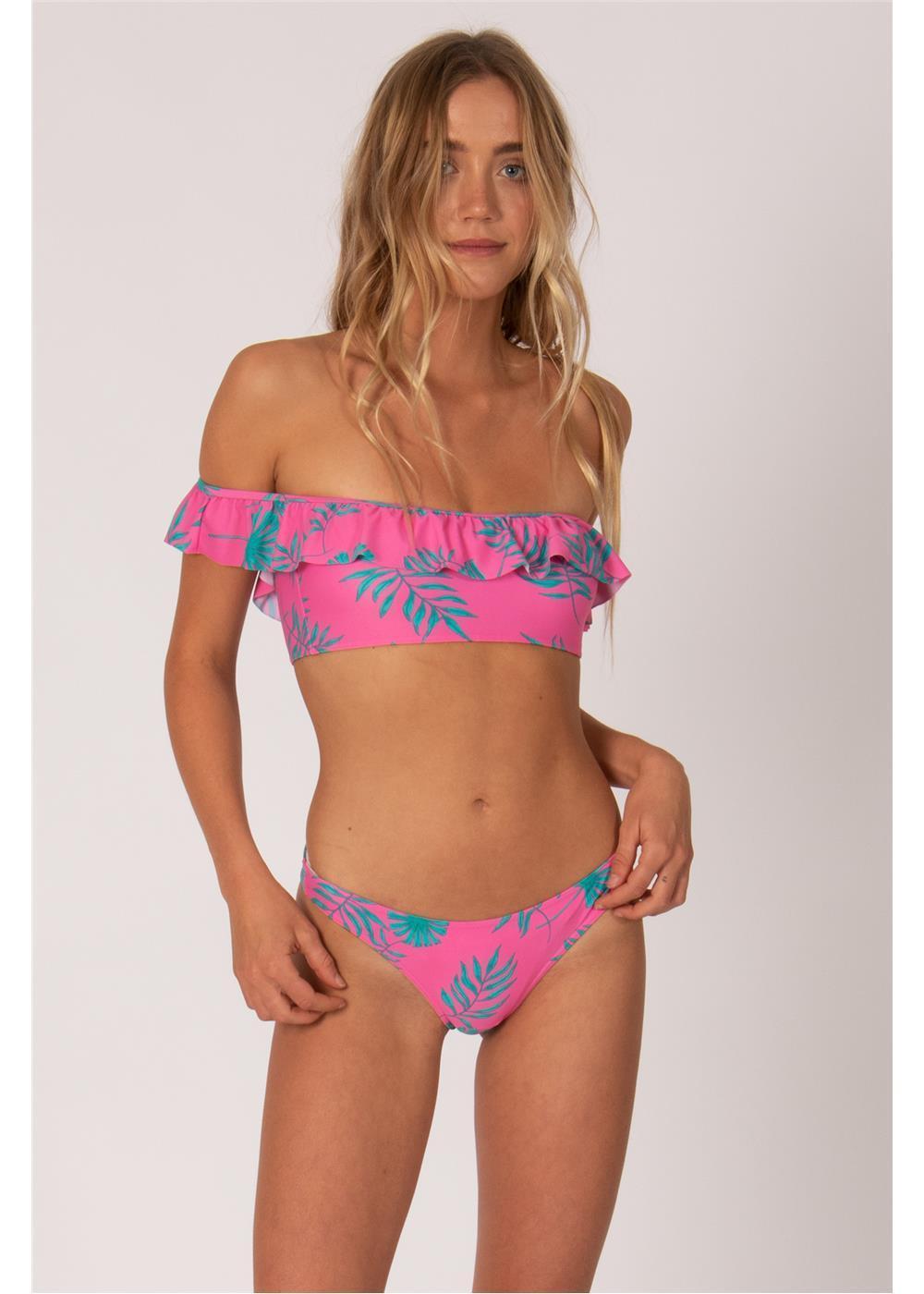 Sisstrevolution Annabelle bandeau bikini Pop Pink S