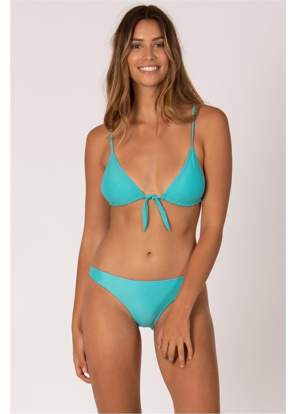 Sisstrevolution Elea triangle bikini top Aqua S