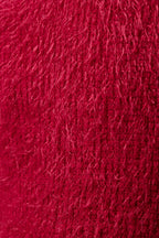Blanka Eyelash Long Sleeve Jumper - Red