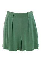 Hilton Linen Mix Shorts - Green
