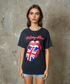 Original Vintage Rolling Stones Band T - Shirt UK 8 -12