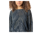 Incredible 1980's Vintage Black Diamante Top UK 8 - 12