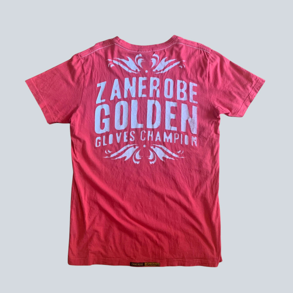 Vintage Y2K Zanerobe T-Shirt Red Medium