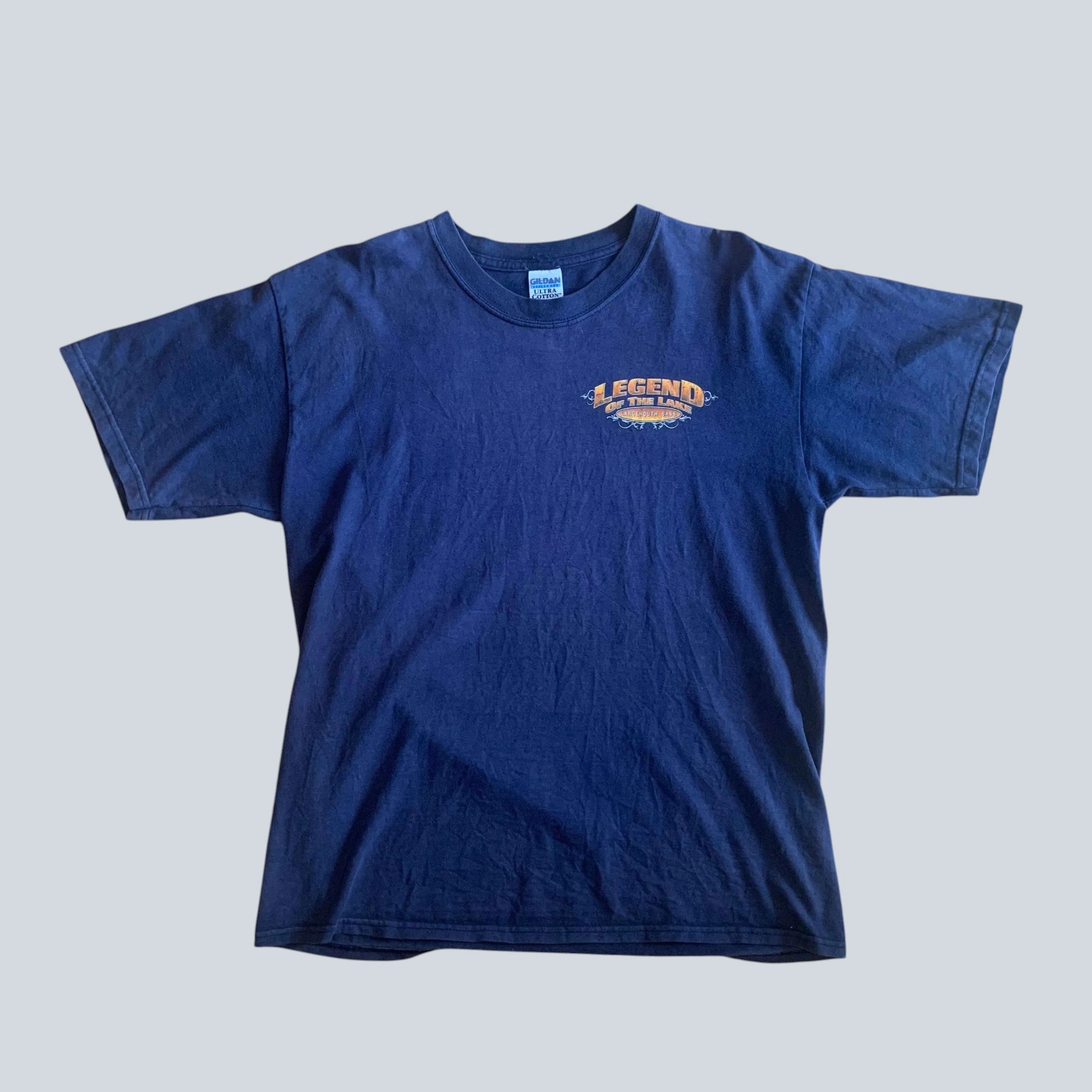 Vintage Legend Of The Lake T-Shirt Navy Large