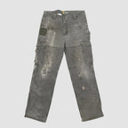 Vintage Distressed Carhartt Relaxed Workwear Trousers Khaki W36 L34