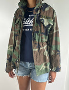 Original Vintage US Army M65 Camouflage Jacket UK 8 - 14