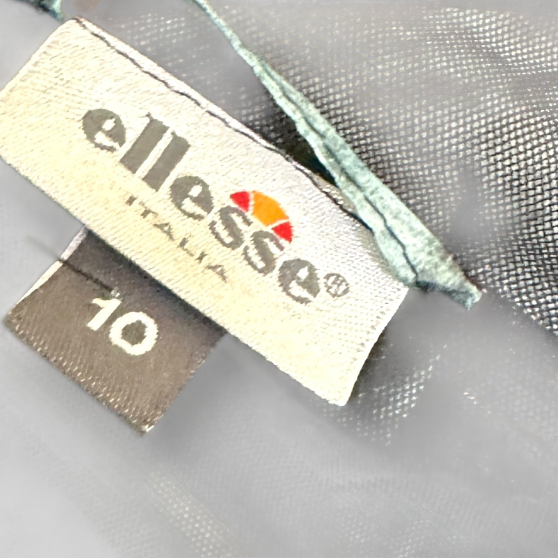 Vintage Y2k Ellesse Patterned Windbreaker Jacket Turquoise Medium