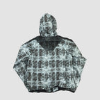 Vintage Y2k Ellesse Patterned Windbreaker Jacket Turquoise Medium