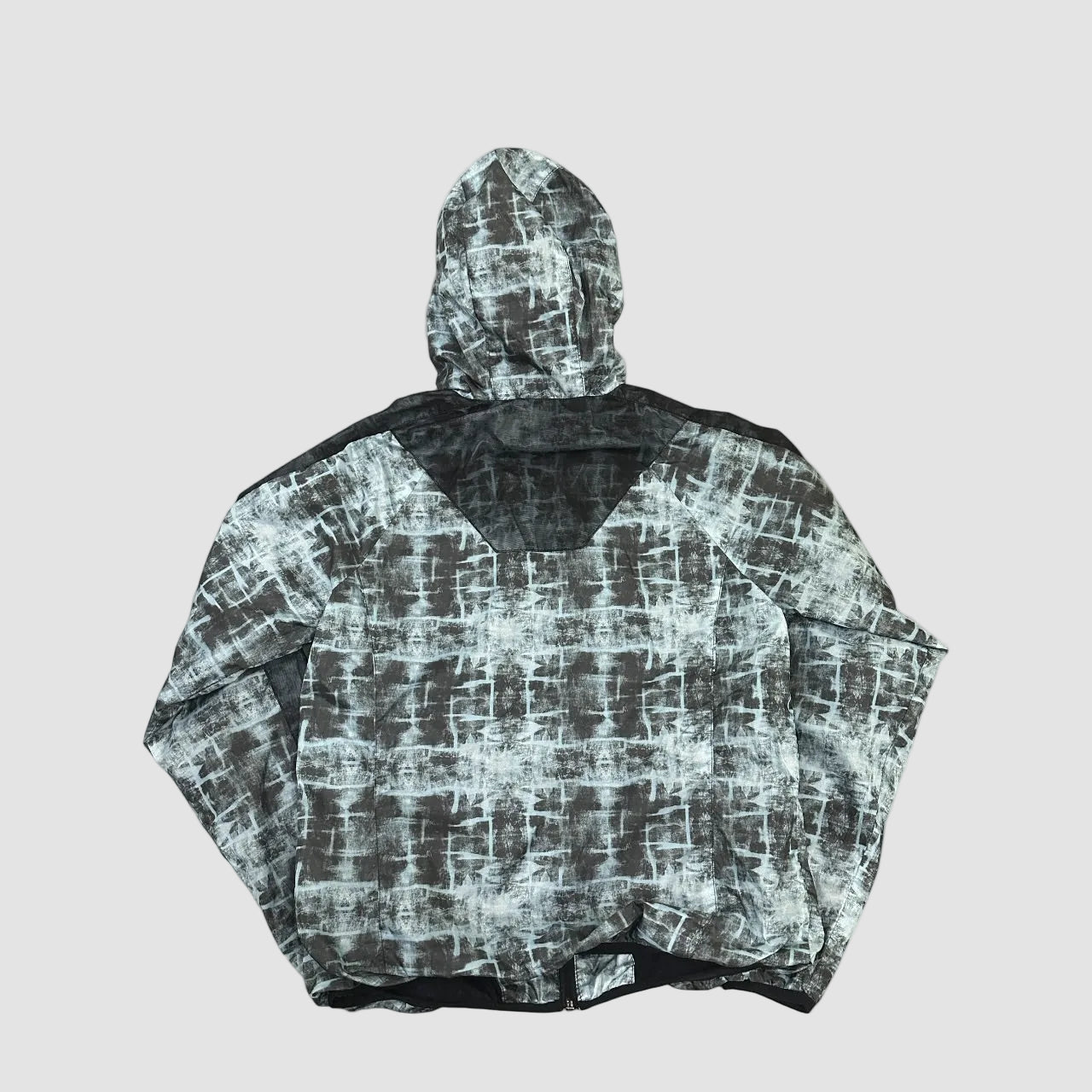 Vintage Y2k Ellesse Patterned Windbreaker Jacket Turquoise Medium