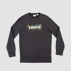 Vintage Levi's Camo Logo Sweatshirt Black Small