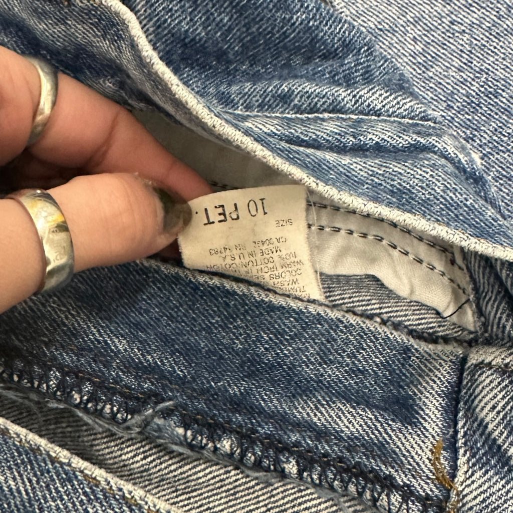 Vintage Lee Tapered Mom Jeans Mid Blue W26 L27