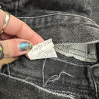 Vintage Lee Tapered Mom Jeans Charcoal Grey W28 L27