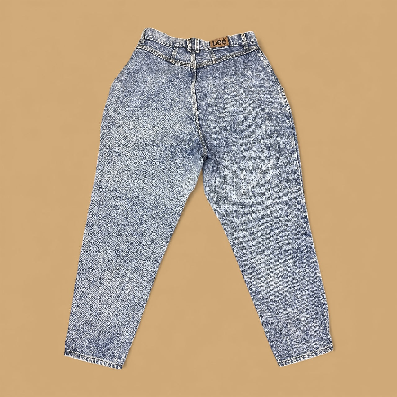 Vintage Lee 80s Tapered Mom Jeans Mid Blue W31 L28