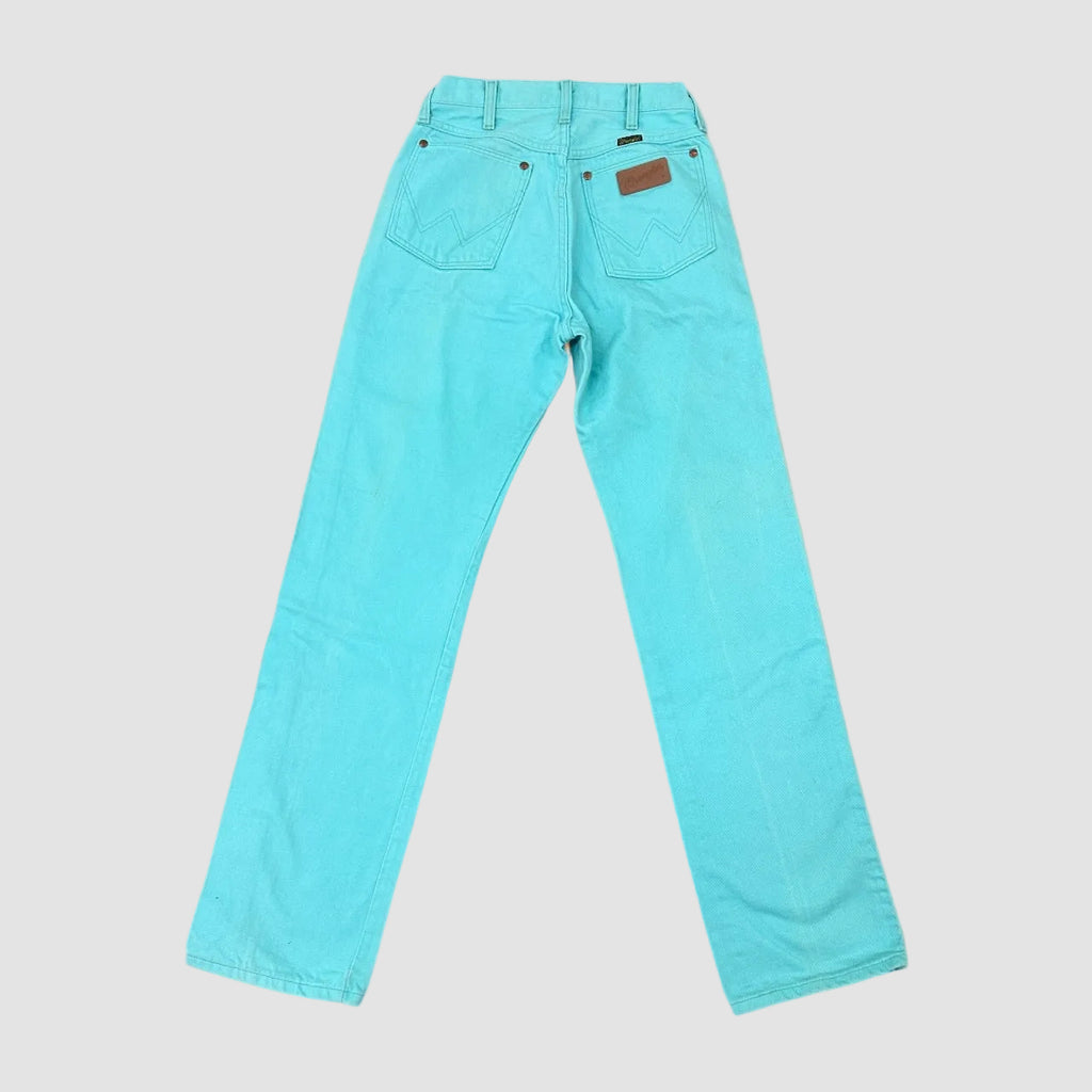 Vintage Wrangler Classic Straight Leg Jeans Turquoise W26 L32