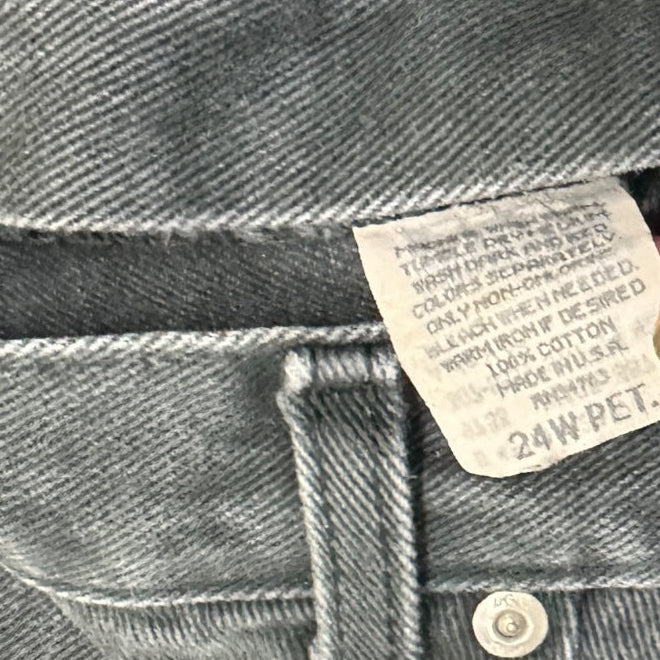 Vintage Lee Tapered Mom Jeans Khaki Green W42 L28