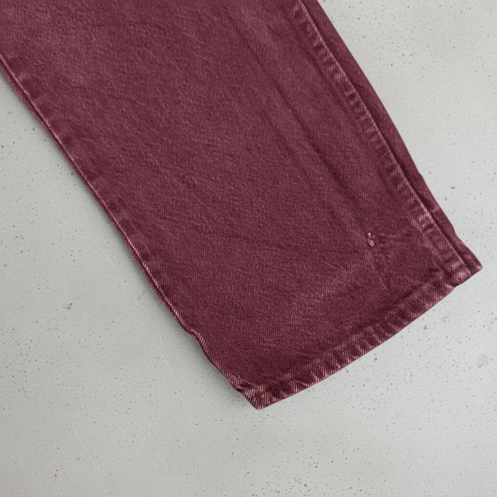 Vintage Wrangler Straight Leg Jeans Burgundy W32 L32