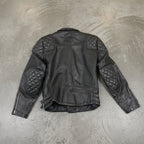 Vintage Second Skin Leather Biker Jacket Black S