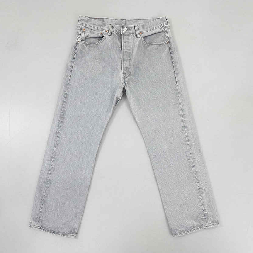 Vintage Levi's 501 Straight Leg Jeans Grey W32 L27
