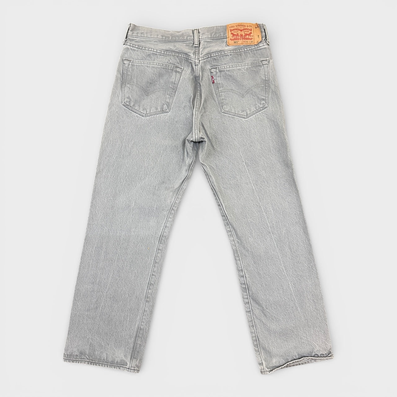 Vintage Levi's 501 Straight Leg Jeans Grey W32 L27