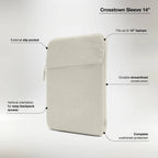 InCase Crosstown Sleeve with Woolenex for 14-inch Laptop