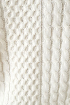 Jamie Cable Collar Jumper - Off White