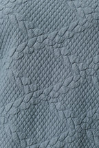 Jan Cable Quilt Sweatshirt - Teal