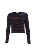 Jayda Sparkle Stripe Cardigan - Gold