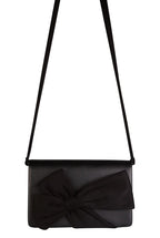 Jolie Bow Detail Crossbody Bag in Black