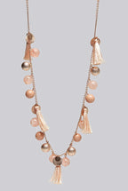 Laura Tassel Rose Gold Necklace