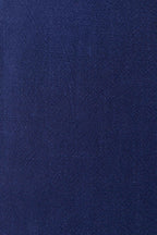 Reese Linen Mix Button Through Midi Shirt Dress - Navy