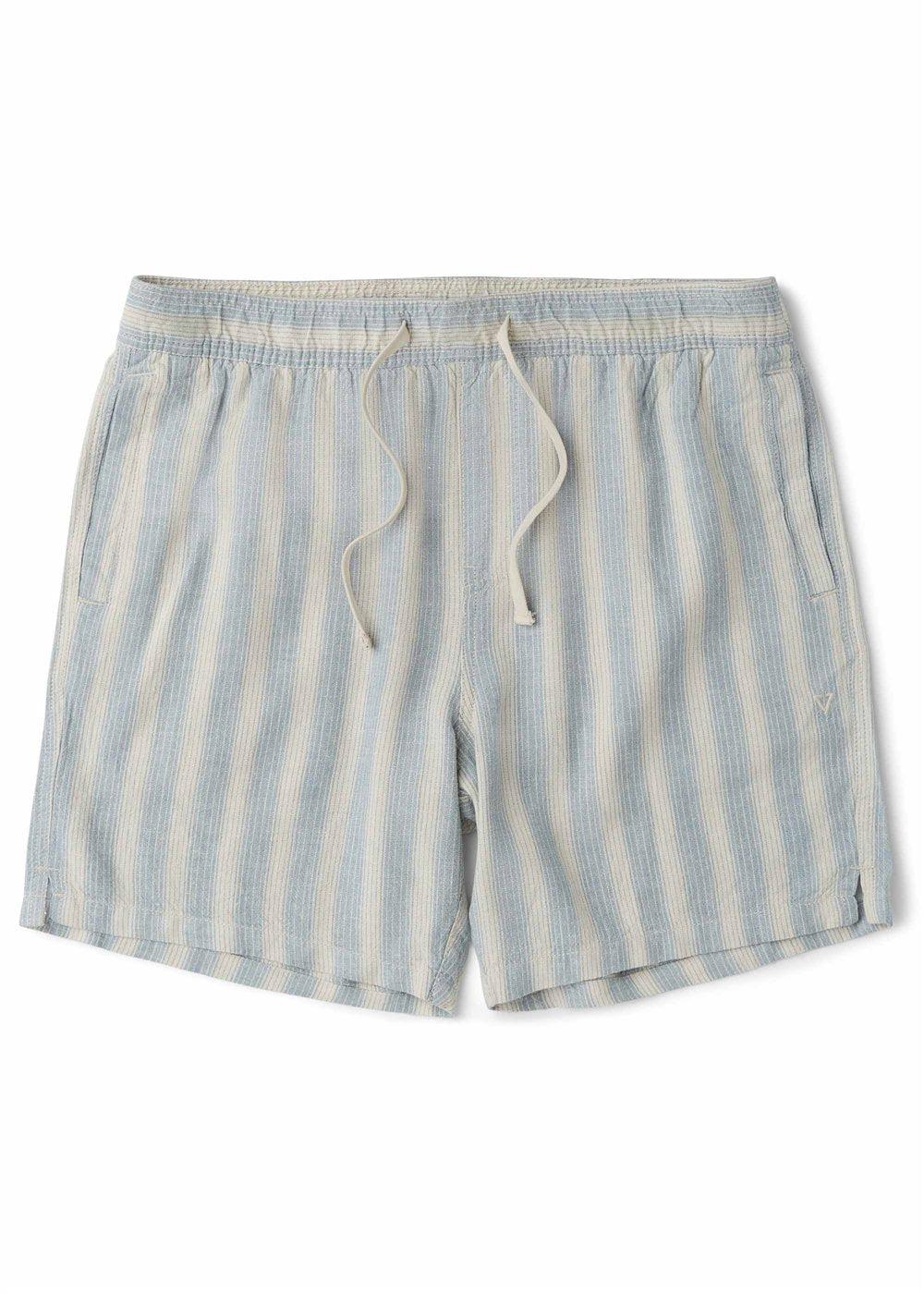 Vissla Grad Stripe 17" Elastic Linen Walkshort Faded Denim M