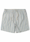 Vissla Grad Stripe 17" Elastic Linen Walkshort Faded Denim M