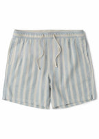 Vissla Grad Stripe 17" Elastic Linen Walkshort Faded Denim M
