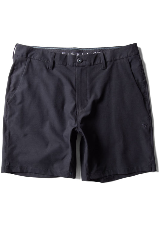 Vissla Cutlap Eco 17.5" Hybrid Walkshort Black