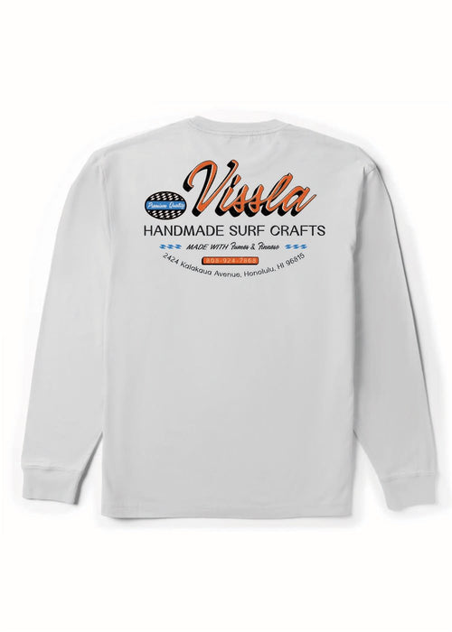 Vissla Handmade Premium Ls Pkt Tee White L