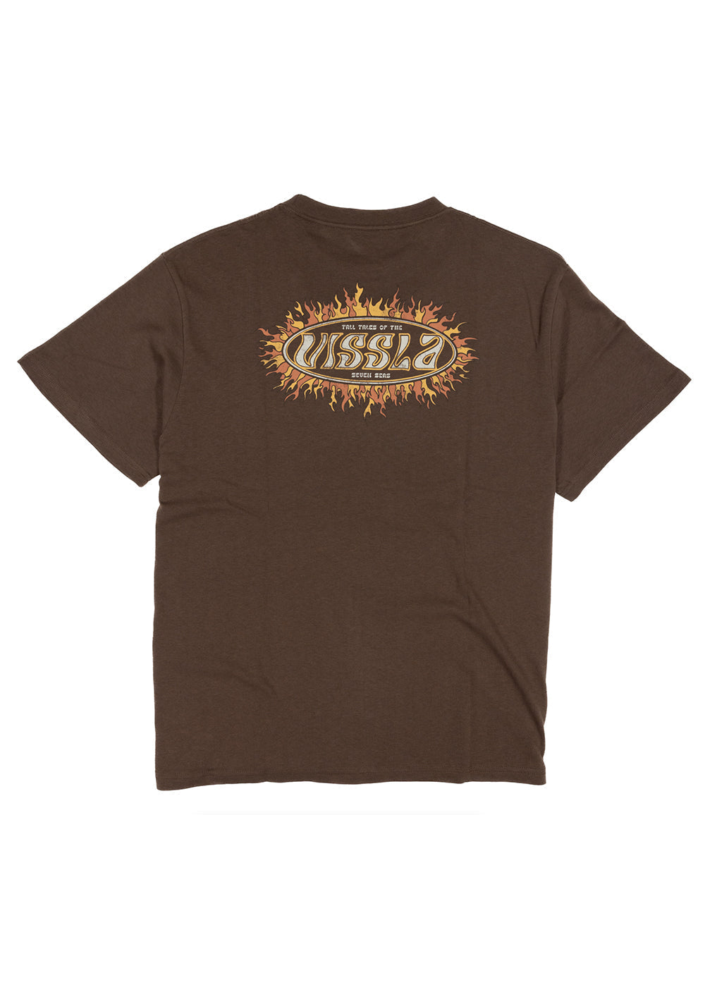Vissla Play With Fire Tee Dark earth L