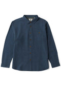 Vissla Go To Lightweight Flannel Deep Water Heather