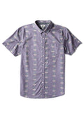 Vissla Atomic Palms Eco Ss Shirt DUSTY LILAC L
