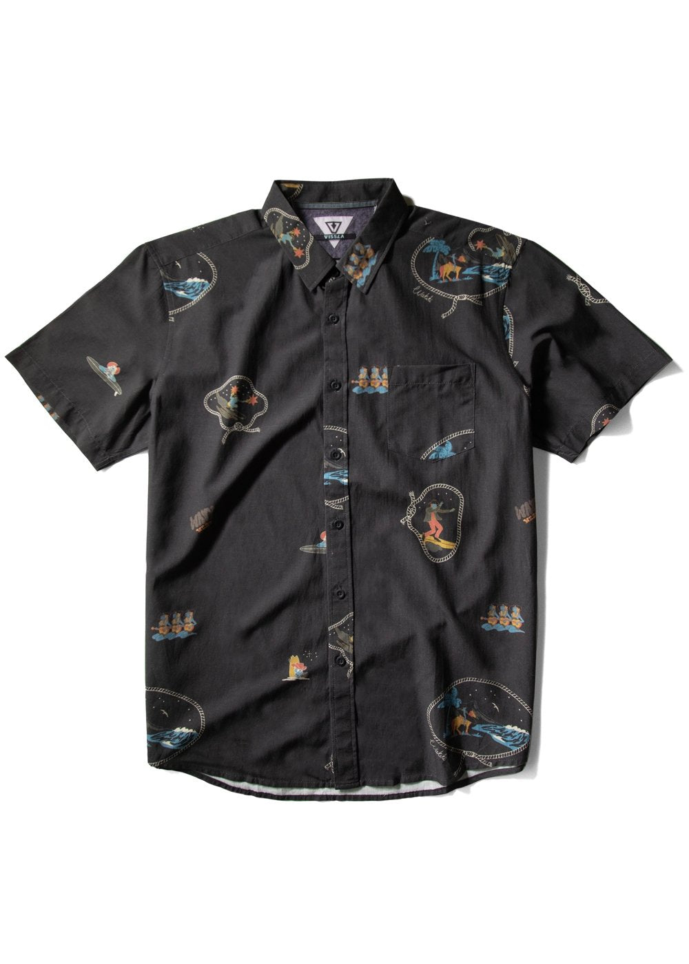 Vissla Soren Wavy West Eco Ss Shirt Phantom M