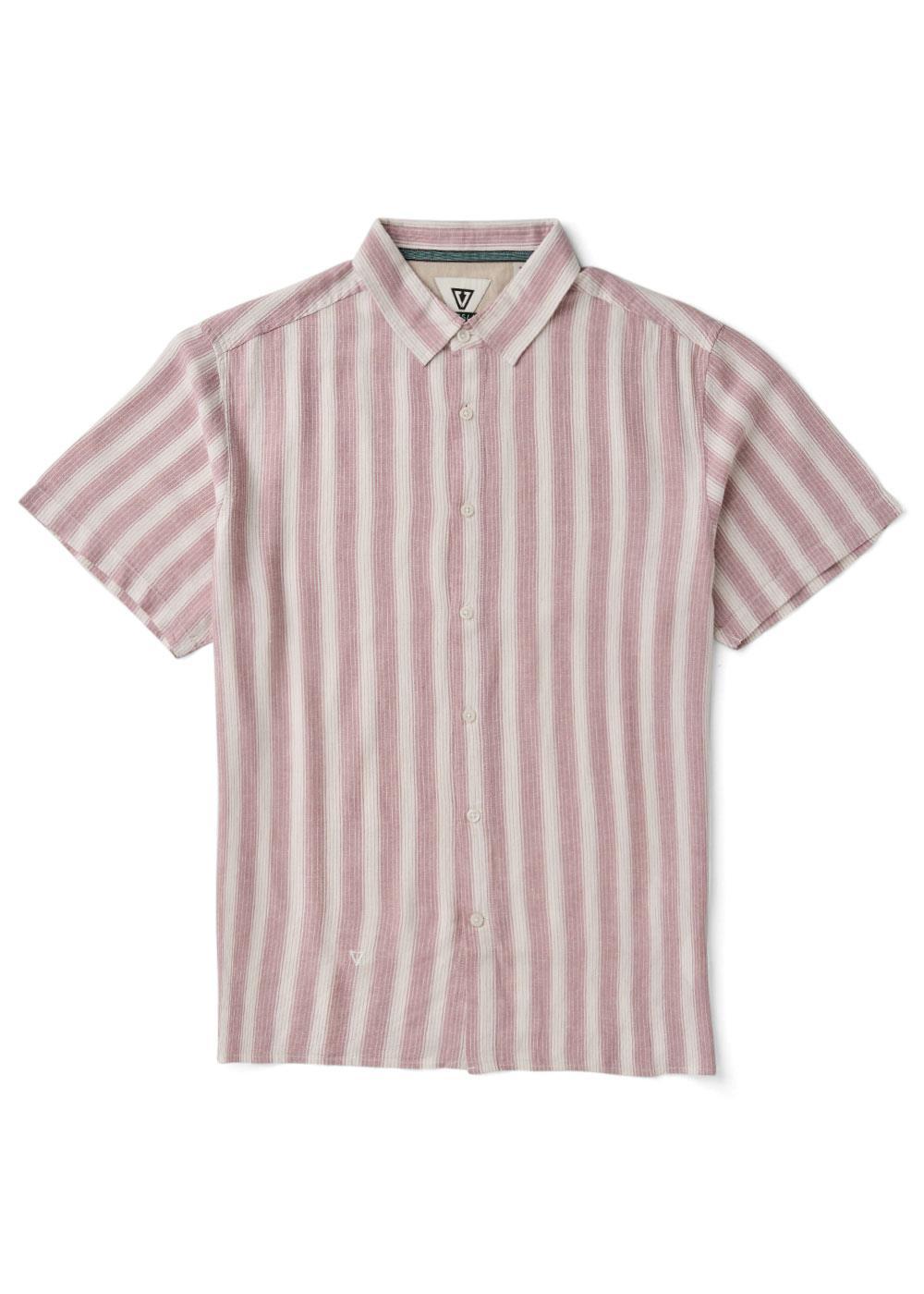 Vissla Grad Stripe Ss Shirt ROSE L