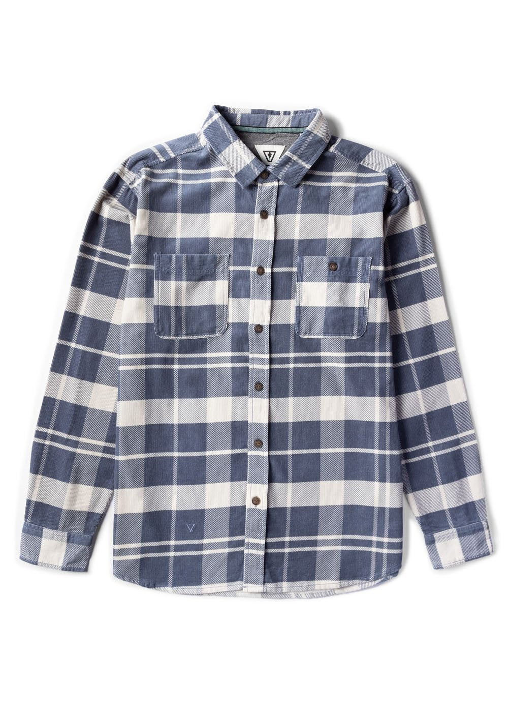Vissla Rails Cord Printed Eco Ls Shirt Slate L