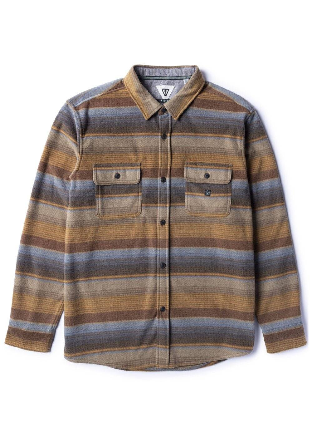 Vissla Eco-Zy LS Polar Flannel khaki