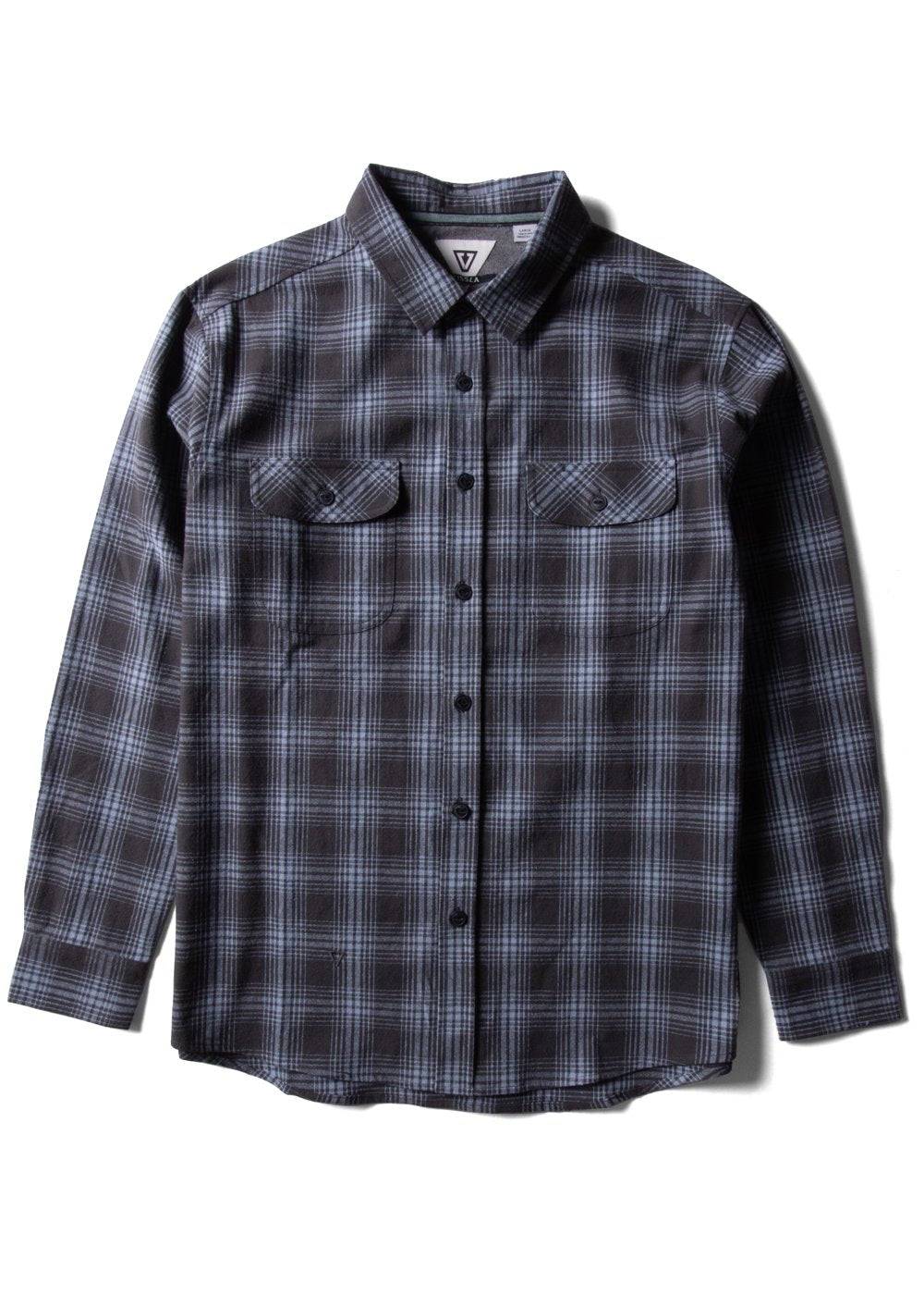 Vissla Central Coast Eco LS Flannel Phantom
