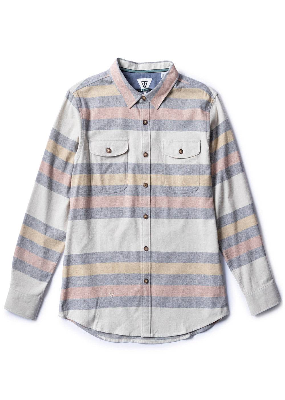 Vissla Central Coast Eco LS Flannel Bone