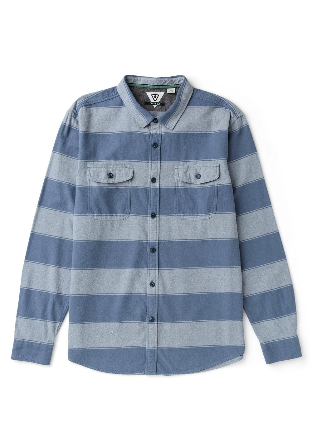 Vissla Central Coast Eco LS Flannel Faded Denim
