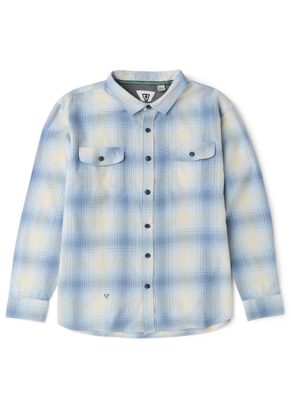 Vissla Central Coast Eco LS Flannel denim