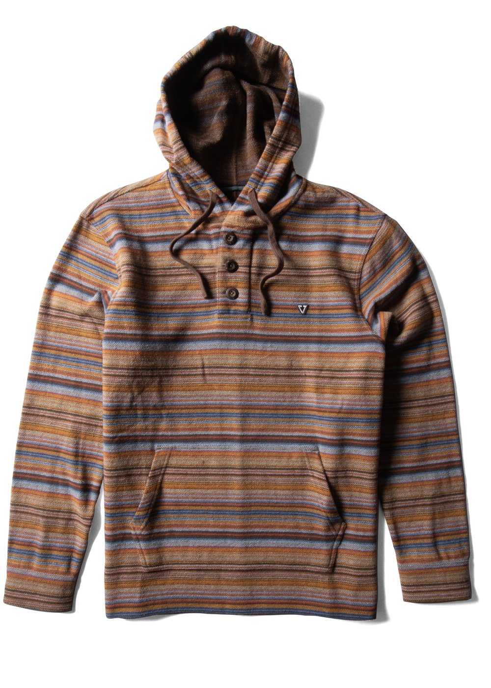 Vissla Descanso Hooded Popover dark honey