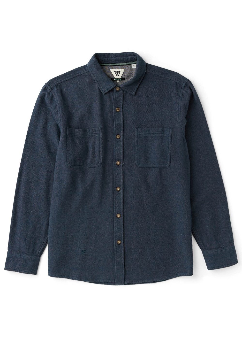 Vissla Shaper Eco Ls Flannel Midnight